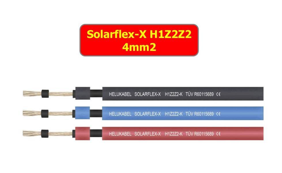 Solar Cable DC Helukabel Solarflex-X H1Z2Z2-K-4mm2